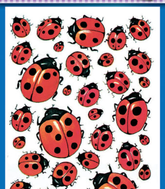 Avery Vormstickers 'Lieveheersbeestje'