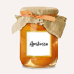 Huishoudelijke Etiketten, Gouden Rand, 50 x 50 mm