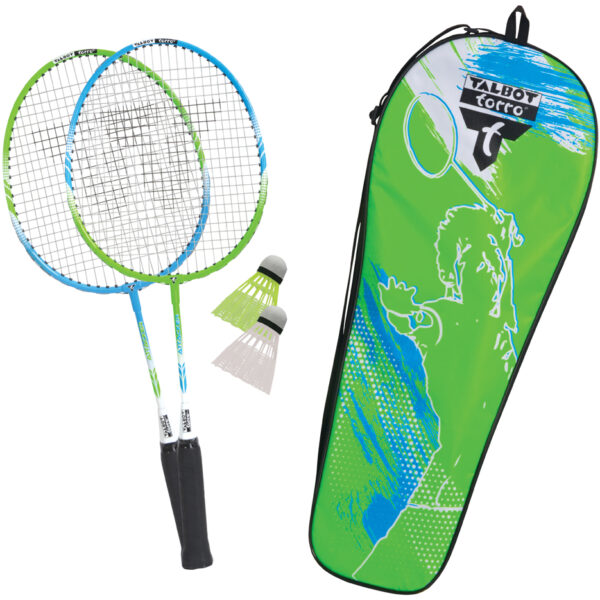 Kinderenbadmintonset '2 Junior Aanvallers'