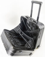 Tweeledige reis- en werktrolley, zwart