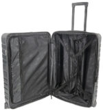 Reistrolley uit 50% gerecycled ABS, maat L, zwart