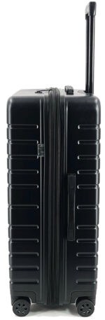 Reistrolley uit 50% gerecycled ABS, maat L, zwart