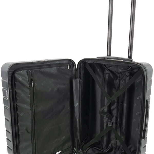 JSA Reisetrolley, 50% gerecyclede ABS, maat M, zwart Dutch: JSA Reistrolley, 50% gerecycled ABS, ma