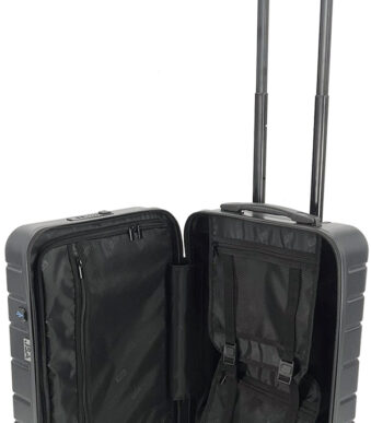 JSA Reistrolley, 50% gerecycled ABS, maat S, zwart