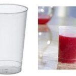 Herbruikbare drinkbeker PP, 0,2 liter, lichtdoorlatend, set van 40