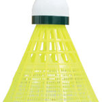 Talbot badmintonshuttle Techniek 450, traag, geel/groen.
