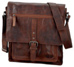 Leren crossbodytas 'ETHAN', bruin.