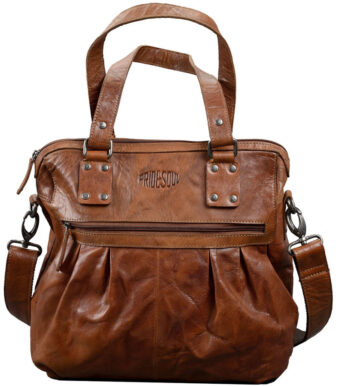 Leren damestas 'HOLLY', bruin