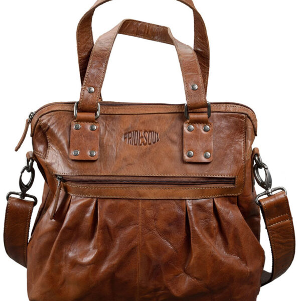 Leren damestas 'HOLLY', bruin