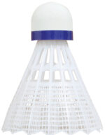 Badmintonshuttle Midi Tech 350, wit/blauw