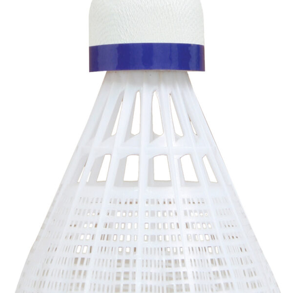 Badmintonshuttle Midi Tech 350, wit/blauw