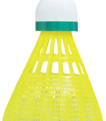 Badmintonshuttle Tech 350, langzaam, geel/groen