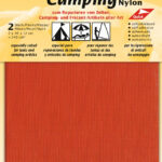 Zelfklevende nylon campergereedschapsreparatielappen, oranje