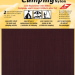 Zelfklevende nylon kampeervakken bordeauxrood