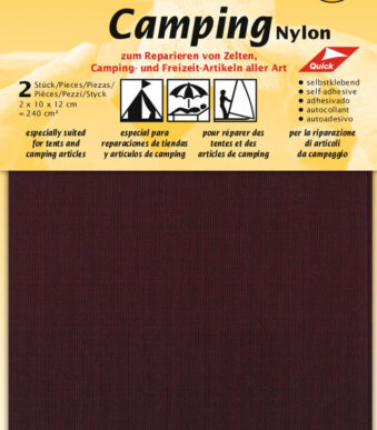 Zelfklevende nylon kampeervakken bordeauxrood