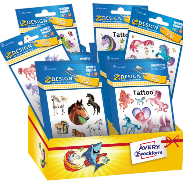 Avery Creatief Eenhoorn/Paard Assortiment