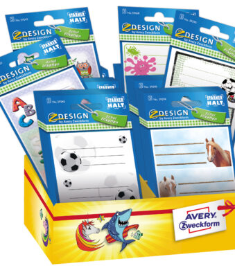 Avery Etiketten School Kindersortiment