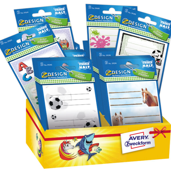 Avery Etiketten School Kindersortiment
