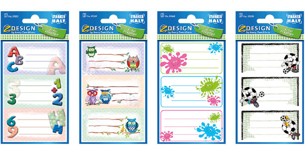 Avery Etiketten School Kindersortiment