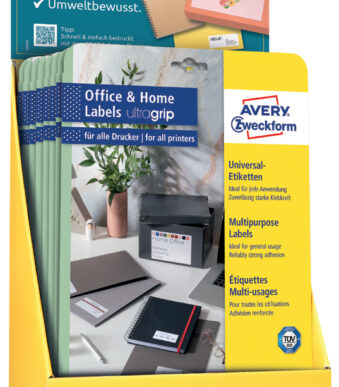 Avery Universele Etiketten Home-Office, Displayverpakking