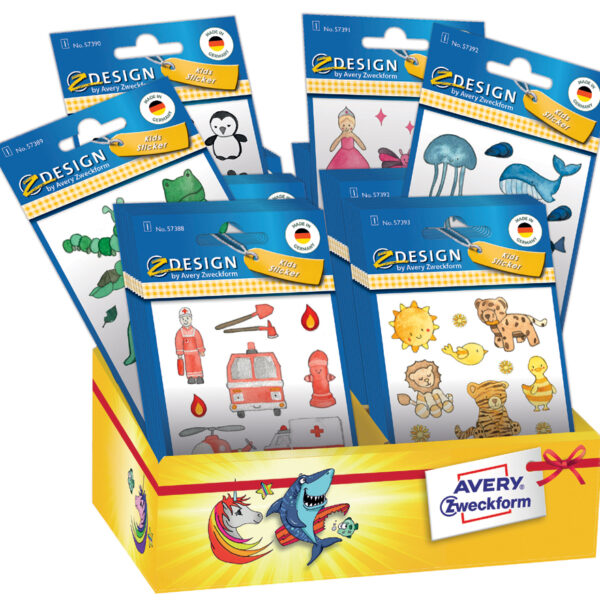 Avery Kinderpapier met glitters, Assortiment