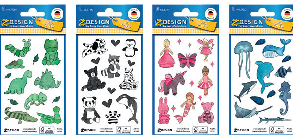 Avery Kinderpapier met glitters, Assortiment