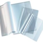 Oxford schriftomslagen 148 x 210 mm, van PVC, 150 mu, transparant