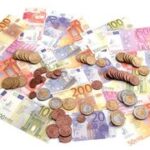 Speelgeld set met bankbiljetten en munten