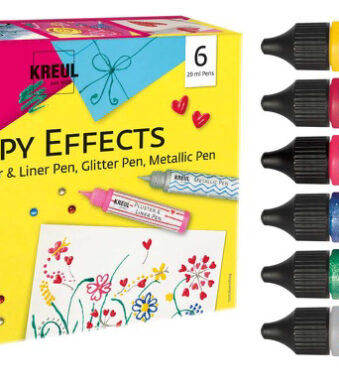 Creatieve set 'Vrolijke effecten', 6-delig