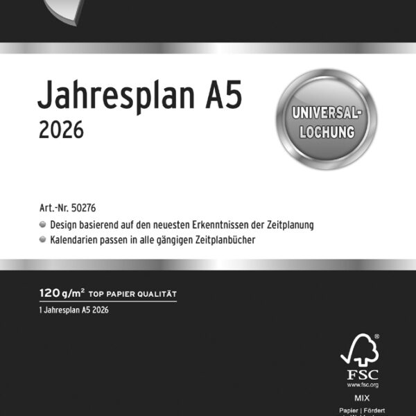 Jaarplanner 2026, formaat A5