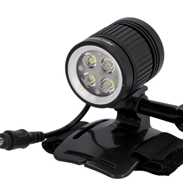 LED-fietslampje op accu voor op de helm