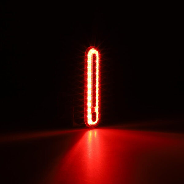 Led stoplicht voor de bagagedrager op fietsbatterij