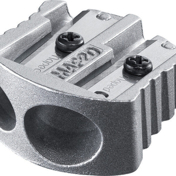 Maped metalen dubbele puntenslijper