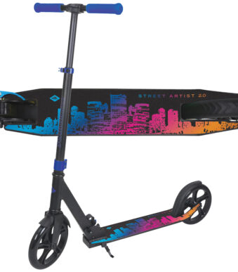 Steppen City Step Straatkunstenaar 2.0, blauw