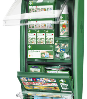 Cederroth Brandwondenstation, uitgerust