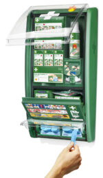 Cederroth Brandwondenstation, uitgerust