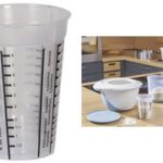 Doorzichtige kunststof mengbeker 'Mario', 0,25 liter