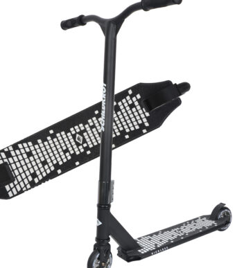 Stuntschrijfplank met trapremmen