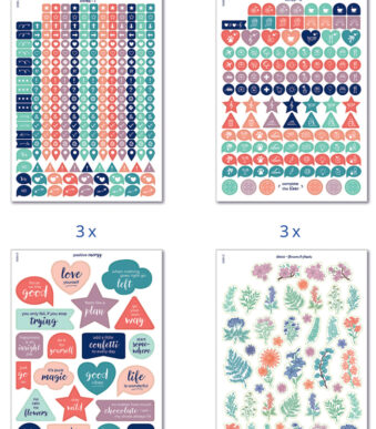 Avery Planningsstickers 'Iconen & Decoratie'