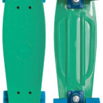 Retroskateboardplank Native groen