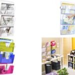 Wandprospectushouder 3-delige set, A4-formaat, 1 vak, glashelder