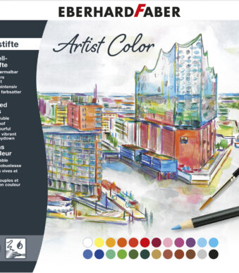 EBERHARD FABER aquarelpotlood Artist Color, 24 stuks in blikje