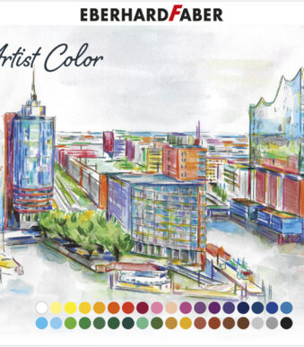 EBERHARD FABER aquarelpotlood Artist Color, 36 stuks in blikje
