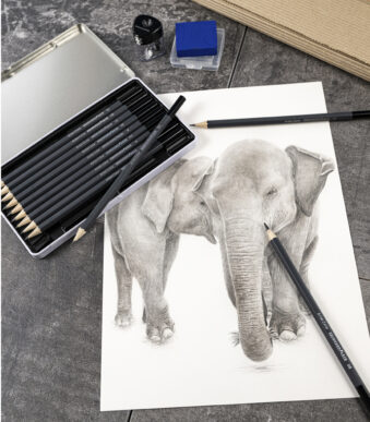 EBERHARD FABER potlood Artist Color, 12 stuks in blikje