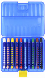 EBERHARD FABER driehoekig waskrijt WINNER, 10 stuks in etui