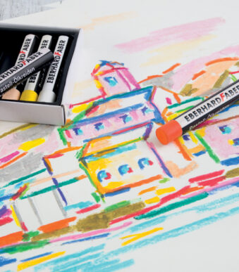 EBERHARD FABER oliepastelkrijt Artist Color, 12 stuks in doosje