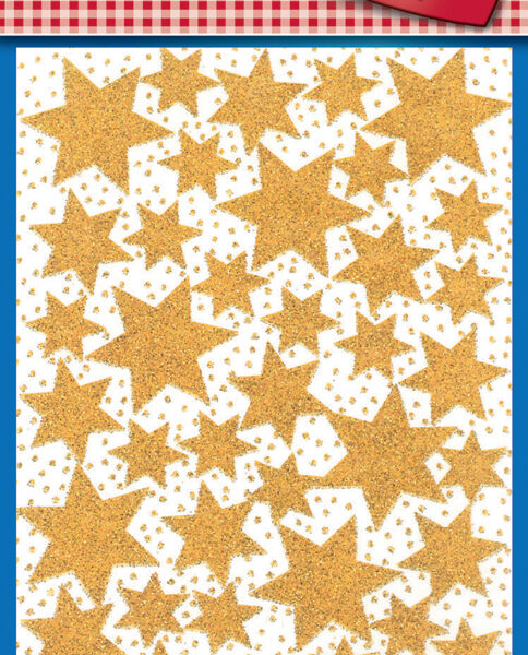 Avery design kerststerren-stickers goud