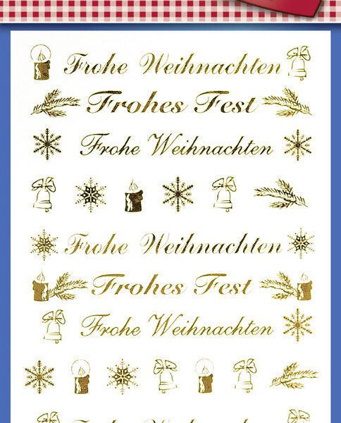 AVERY Doelgerichte Stickers Vrolijk Kerstfeest