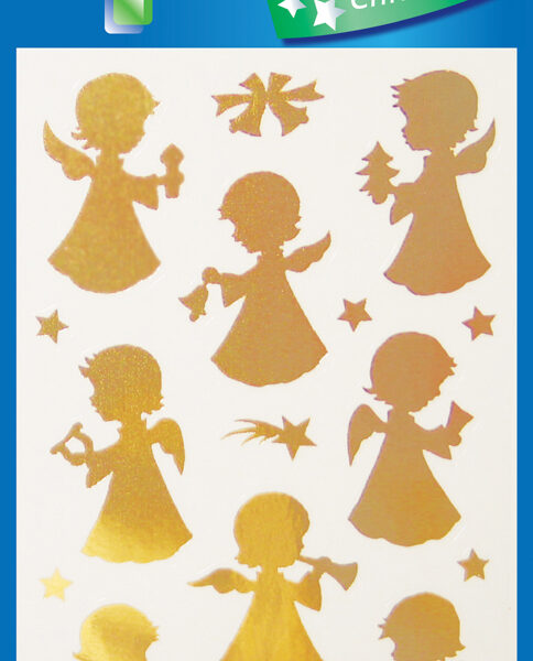 Avery Zelfklevende Versierstickers Gouden Engel