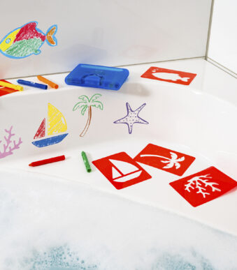 Eberhard Faber Minibadkrijt voor kinderen, etui met 10 stuks